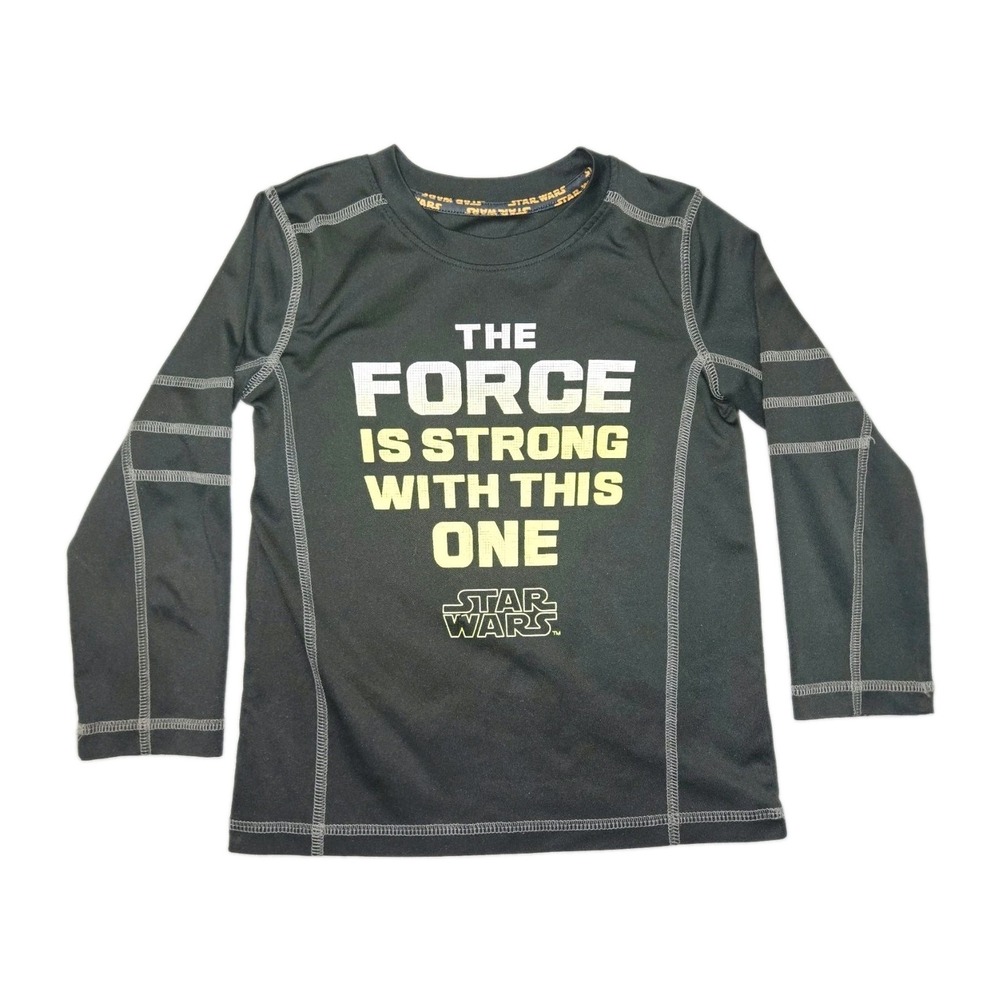 Star Wars Boys' Long Sleeve Athletic Shirt Size 5